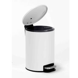 פח אשפה עגול 3 ליטר CLASSIC לבן סגירה שקטה מבית EKO-תמונה-2
