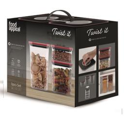 סט 3 קופסאות אחסון  TWIST IT-תמונה-3