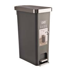 פח אשפה מלבני 40 ליטר HANNA SLIM אפור מט מבית EKO-תמונה-2