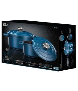 סט סירים  4 חלקים - ORIENT כחול-תמונה-1