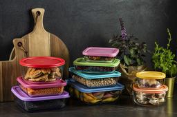 סט קופסאות אחסון זכוכית 9 חלקים COOK & STORE-תמונה-2