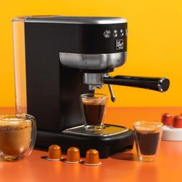 מכונת קפה אספרסו תואמת קפסולות Nespresso וקפה טחון מבית Food appeal-תמונה-6