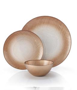 להשיג ברשת החנויות בלבד- סט אוכל 18 חלקים COPPER GRACE נחושת-תמונה-1