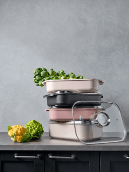 רוסטר עם מכסה ארומטי  BLACK MARBLE קרם-תמונה-1