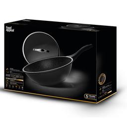 ווק עם מכסה 30 ס"מ BLACK MARBLE-תמונה-3