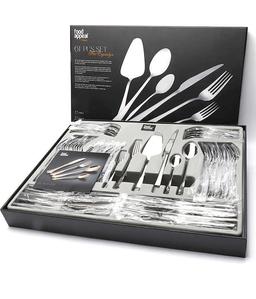 סט סכו"ם נירוסטה איכותי 61 חל' CRYSTALYN FLAT-תמונה-1