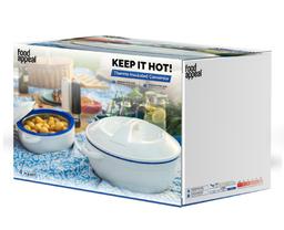 סט סירי תרמוס לאוכל 3.5 + 5.5 ליטר קרם-תמונה-1