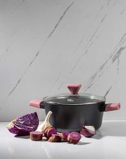 סיר 24 ס"מ CASUAL ידיות סגולות-תמונה-2