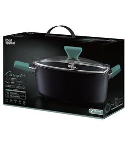 סיר 28 ס"מ CASUAL ידיות ירוקות-תמונה-1