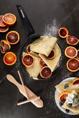 מחבת קרפ 22 ס"מ + עזרים EVERYDAY PLUS ורוד-תמונה-2