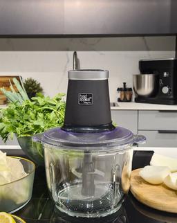קוצץ ירקות חשמלי עוצמתי במיוחד 500W. מיכל זכוכית 2 ליטר | מבית Food appeal-תמונה-2