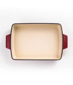 תבנית רוסטר יציקת ברזל 3.9 ליטר HERITAGE אדום-photo-1