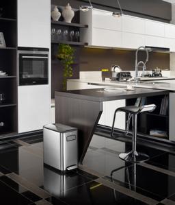 פח אשפה 45 ליטר ECOFLY נירוסטה מבית EKO-תמונה-1