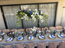 סט אוכל 18 חלק זכוכית אנטי צ'יפ לבן מעוצב GOLD SHELL-תמונה-4