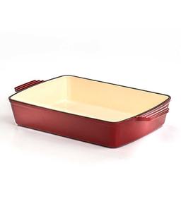 תבנית רוסטר יציקת ברזל 3.9 ליטר HERITAGE אדום-photo-4