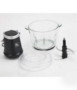 קוצץ ירקות חשמלי עוצמתי במיוחד 500W. מיכל זכוכית 2 ליטר | מבית Food appeal-תמונה-3