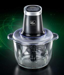 קוצץ ירקות חשמלי עוצמתי במיוחד 500W. מיכל זכוכית 2 ליטר | מבית Food appeal-תמונה-4